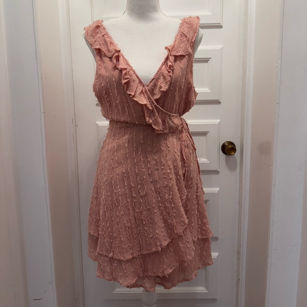 Love Riche Mini wrap Dress